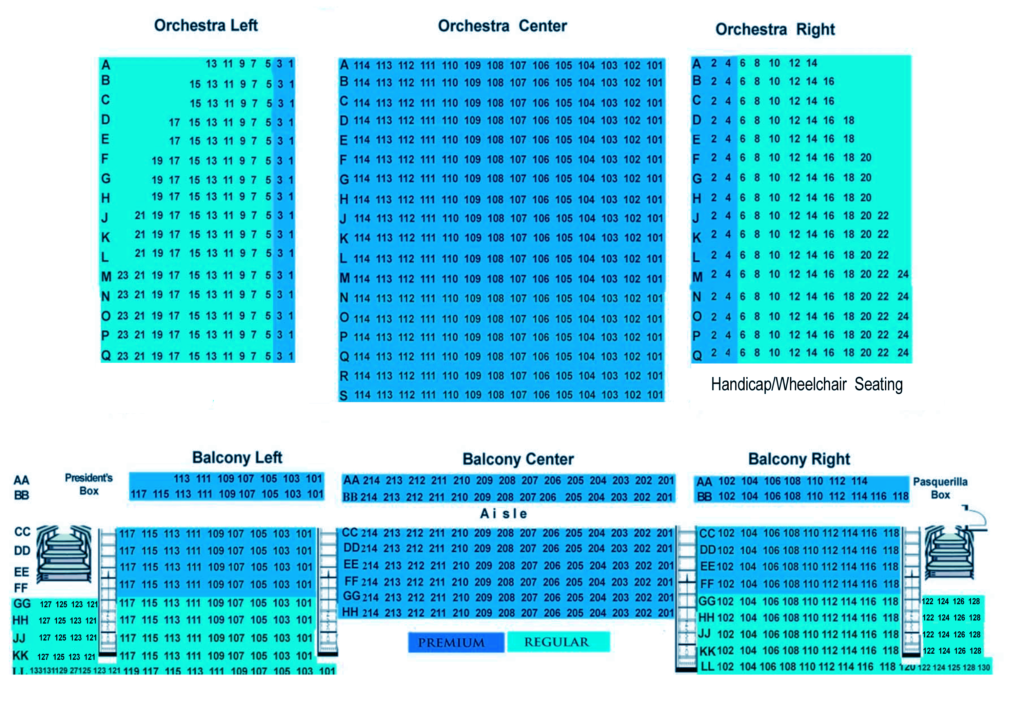 PPAC Seating chart - Mountain Playhouse